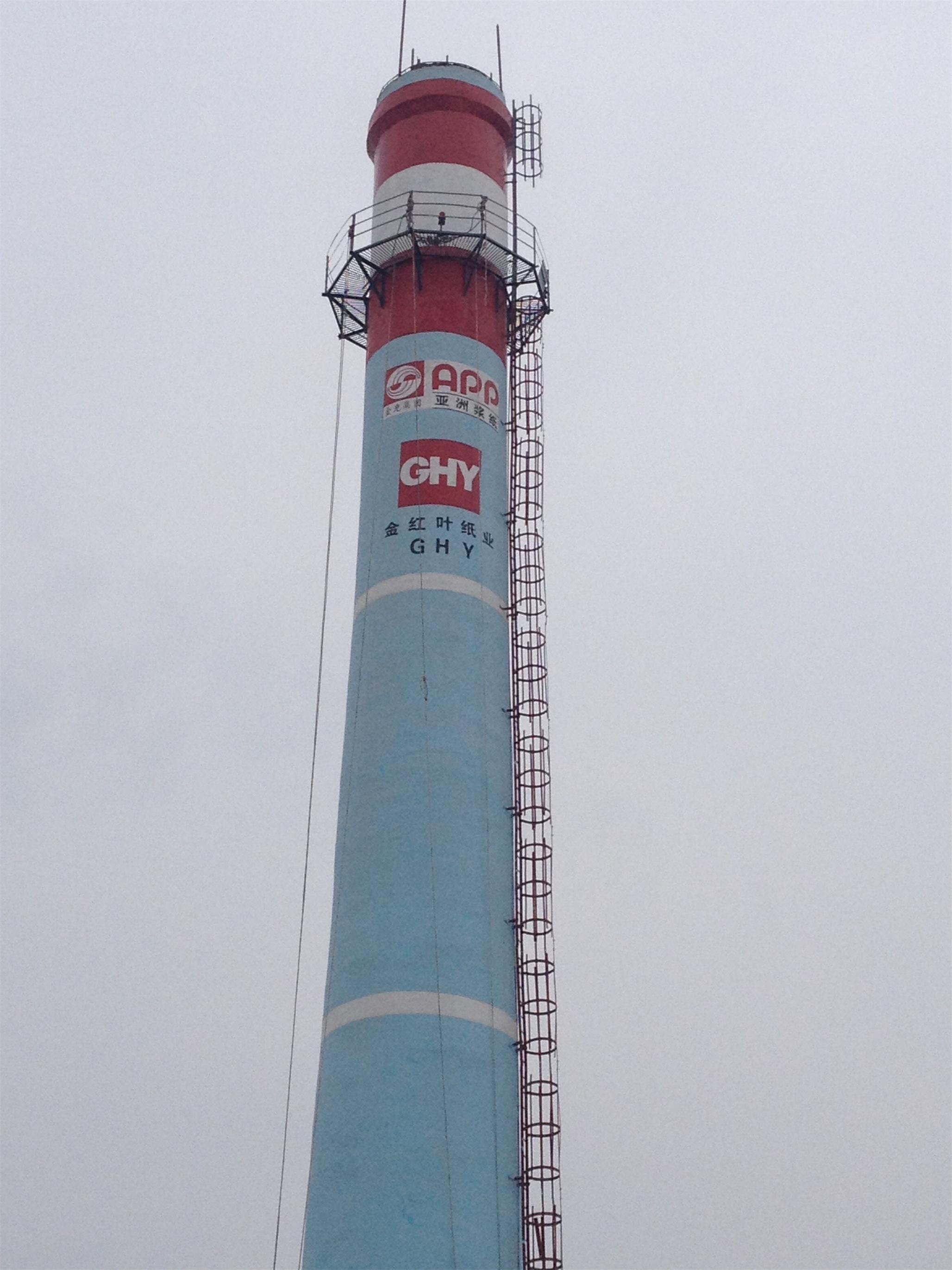 安徽60米烟囱写字刷涂料公司