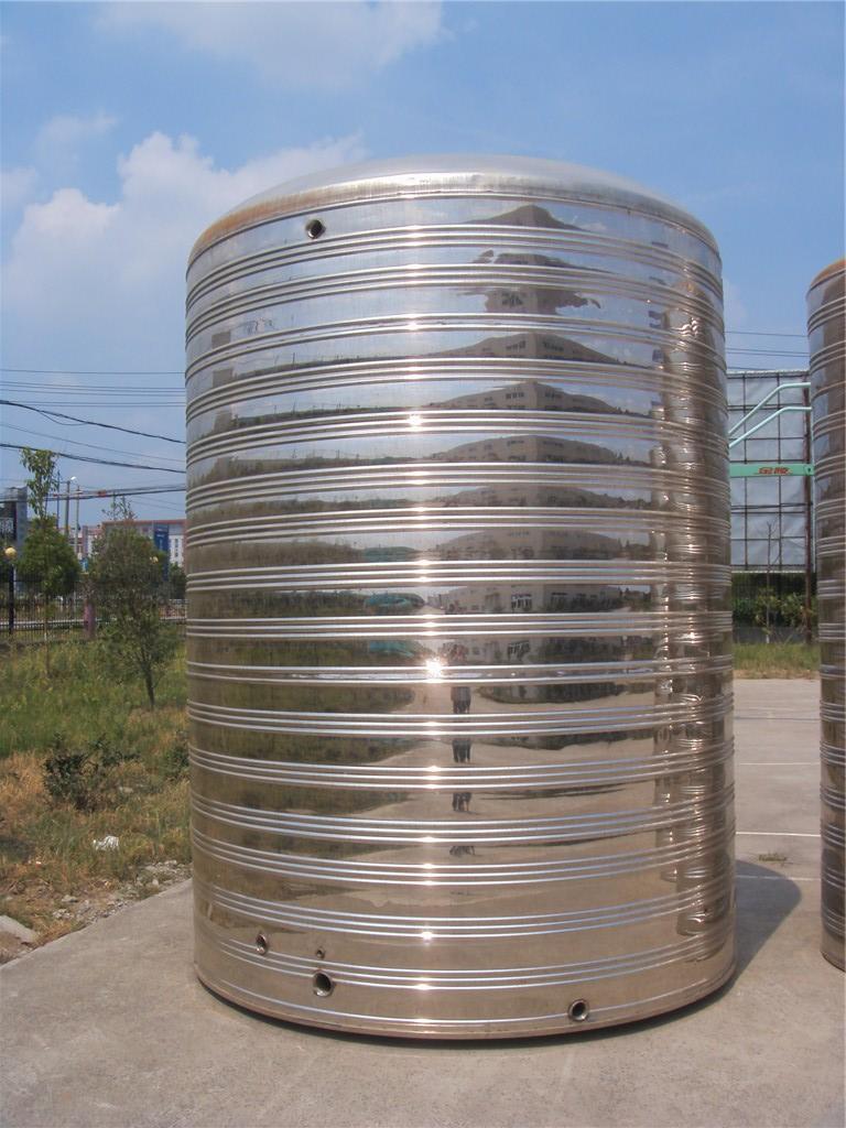 芜湖不锈钢消防水箱玻璃钢膨胀圆柱水箱**金博水箱厂