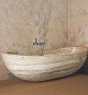 天然大理石雕刻浴缸