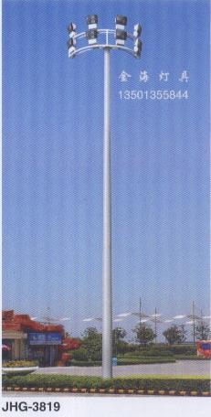 金海文化广场10米中杆灯庭院灯灯头路灯预埋件