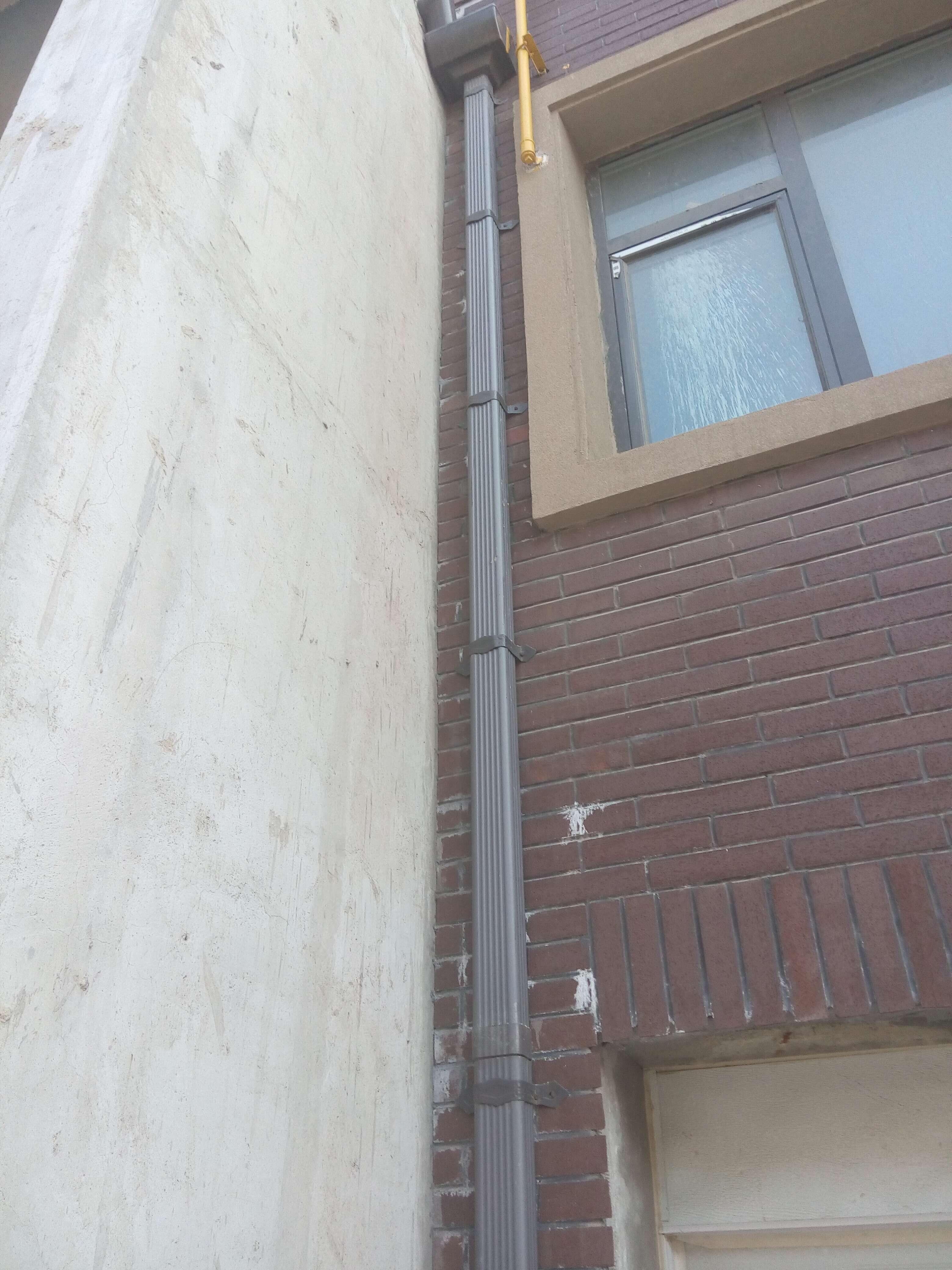 蒂美别墅外墙排水专用铝合金方形雨水管