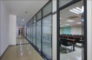 北京玻璃隔断 双玻百叶隔断 办公室装修