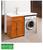 铝材厂家直销环保零甲醛规格全铝洗衣机柜