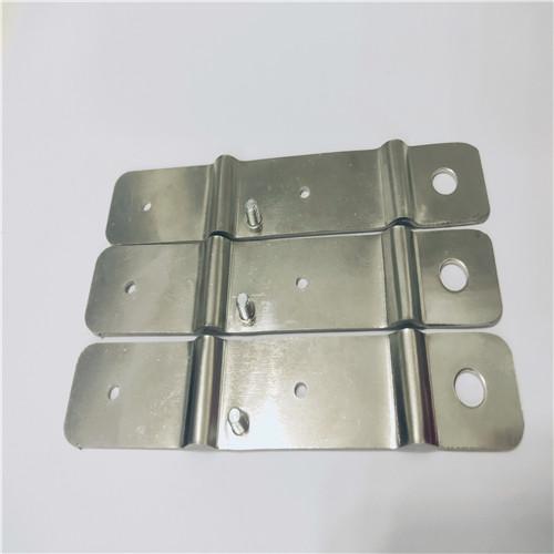 贴镍铝排 焊接加工铝软连接片 电池导电连接片