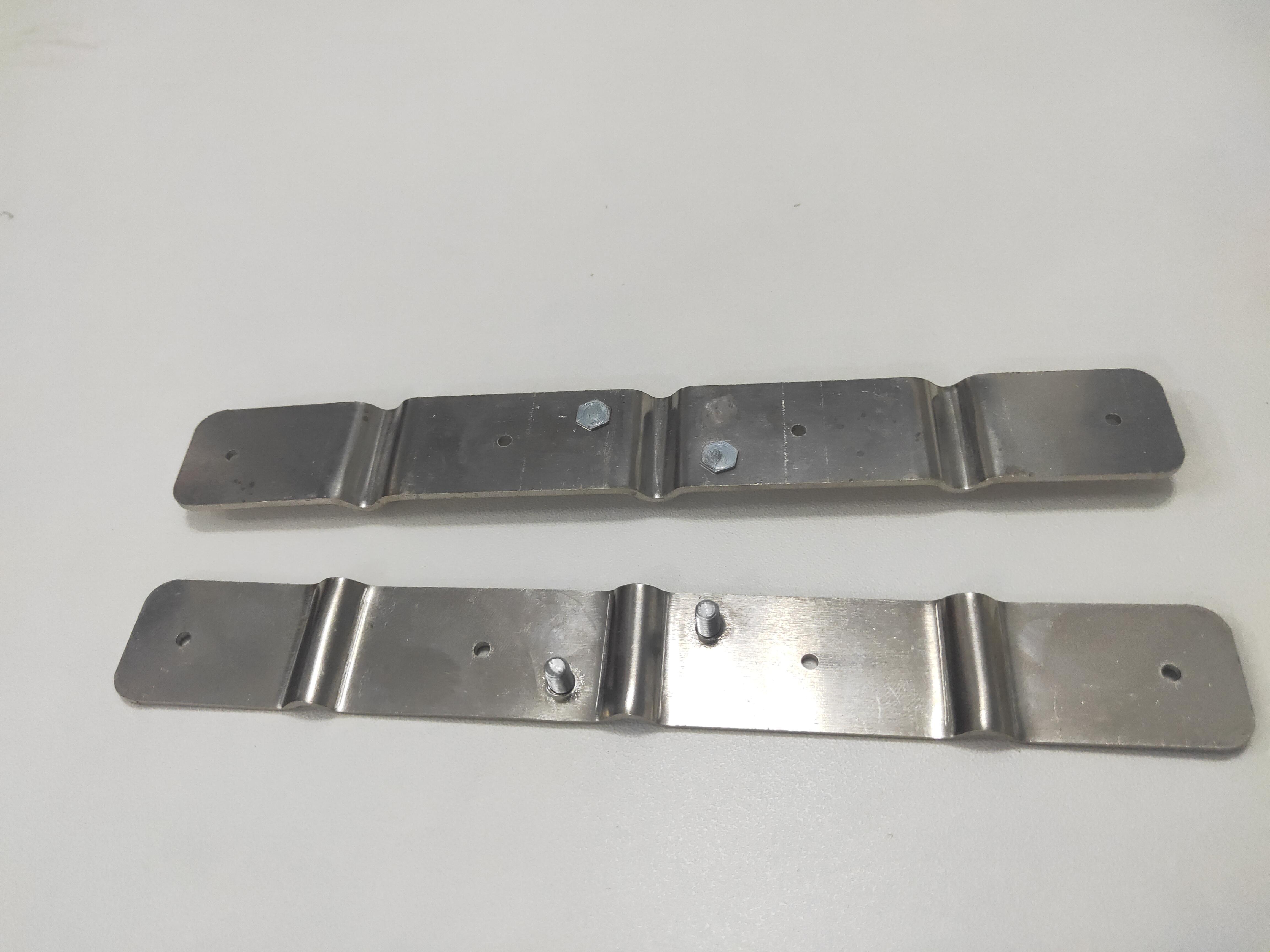 贴镍铝排 焊接加工铝软连接片 电池导电连接片