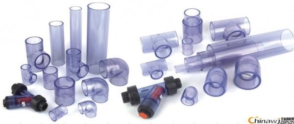 PVC透明直管管配件
