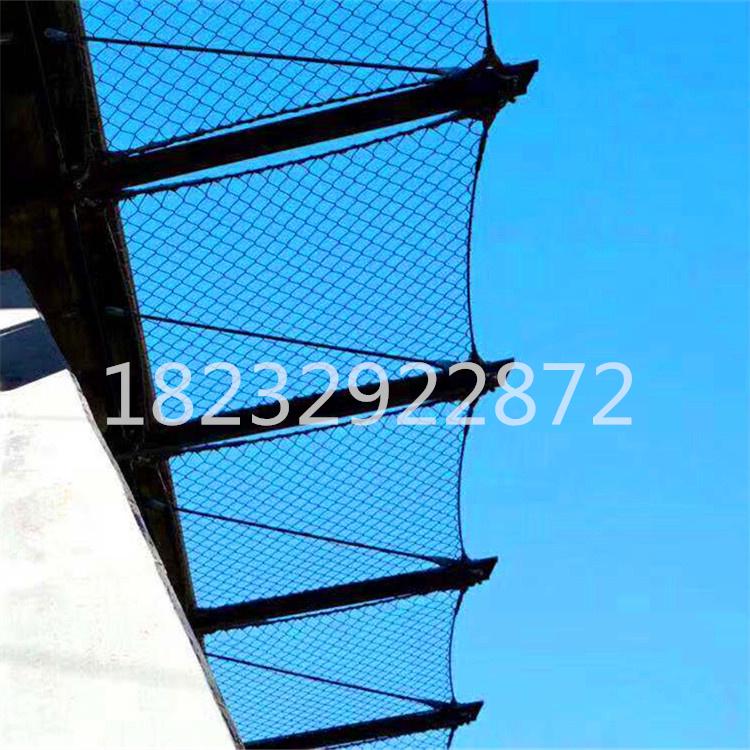 上海建筑屋顶高空防抛物不锈钢绳网安装固定