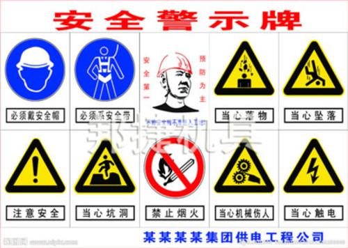 优质安全警示标志牌   交通标志牌