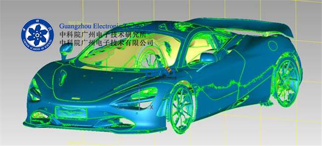 汽车整车3D扫描汽车尾翼抄数三维扫描仪