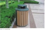 塑胶木垃圾箱/塑木垃圾桶SQ6-010
