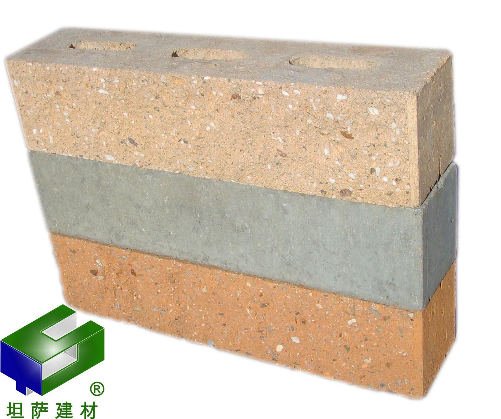 混凝土砌块（承重、轻质、装饰）、地砖、干垒挡土墙砌块