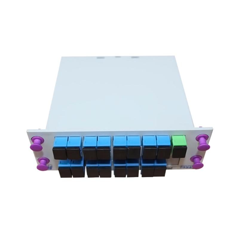 1分16 SC APC插片式分路器 盒式光纤分光器