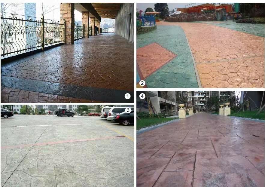 广西桂林彩色压模地坪艺术压花地坪材料销售及工程施工 