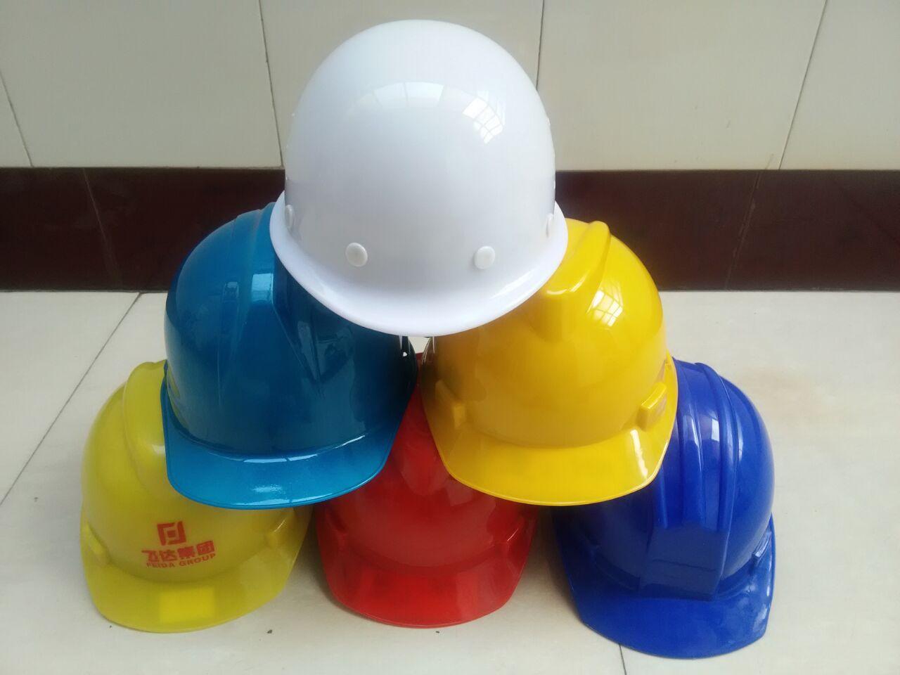 建筑工地安全帽是什么颜色的？湖北安全帽生产厂家