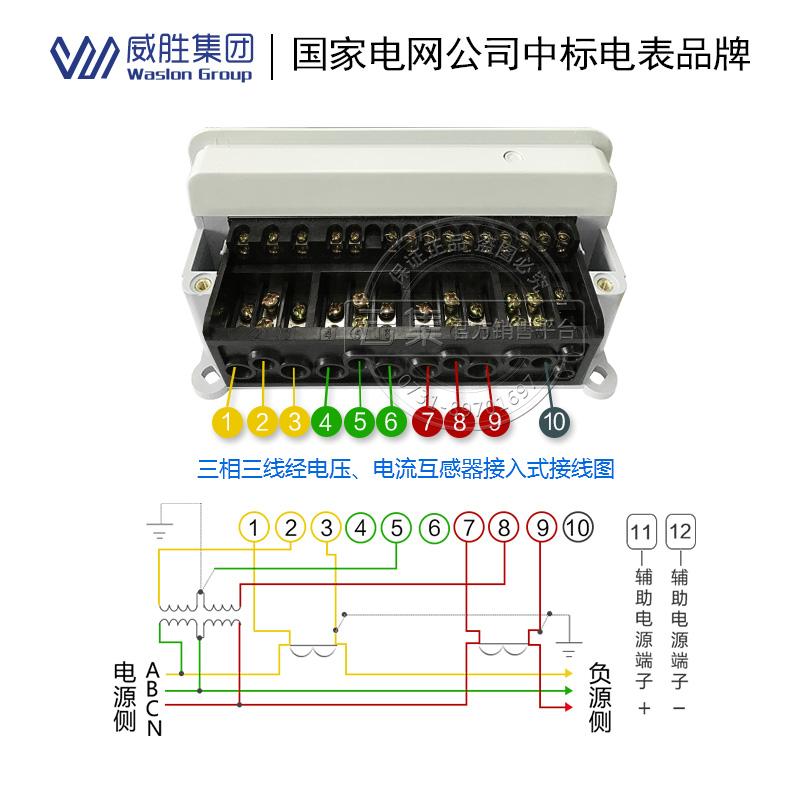 威胜DSZ331三相三线智能电表-配套抄表系统