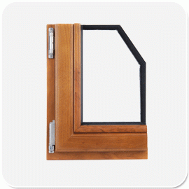 华兴品牌木铝复合门窗 大气坚固 木铝复合门窗