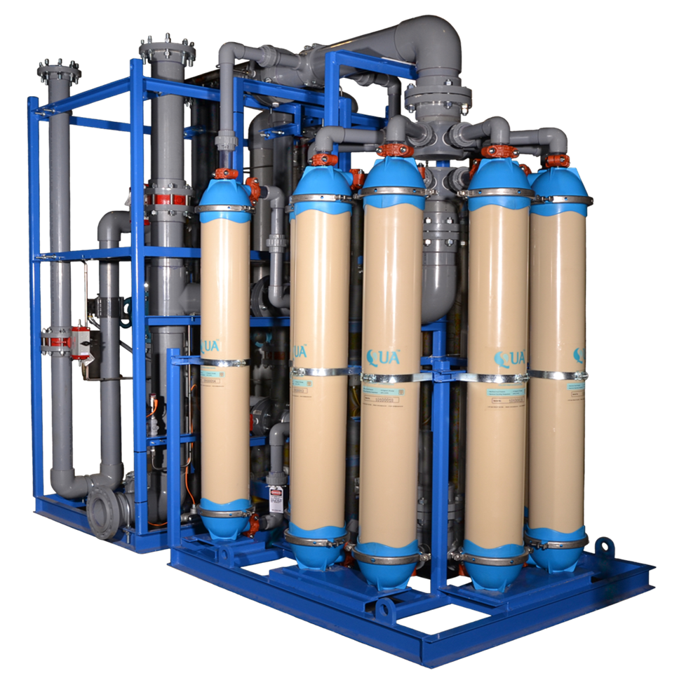 美国QUA单泵系统无反洗外压式超滤膜-PVDF材质