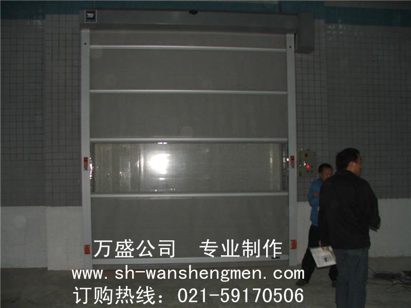 上海水晶快速卷帘门、电动无声卷门、自由门、高速卷门