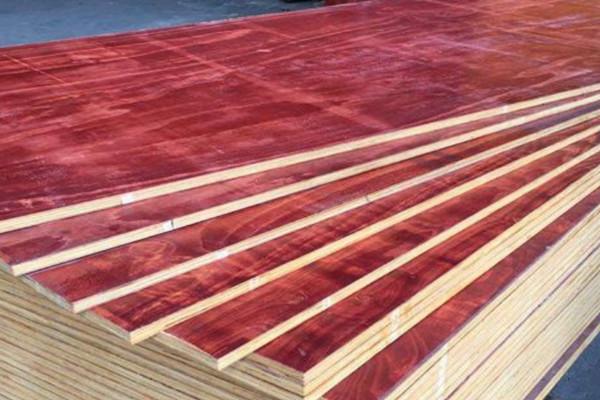 柳州建筑模板_柳州工地红模板_桉木材料