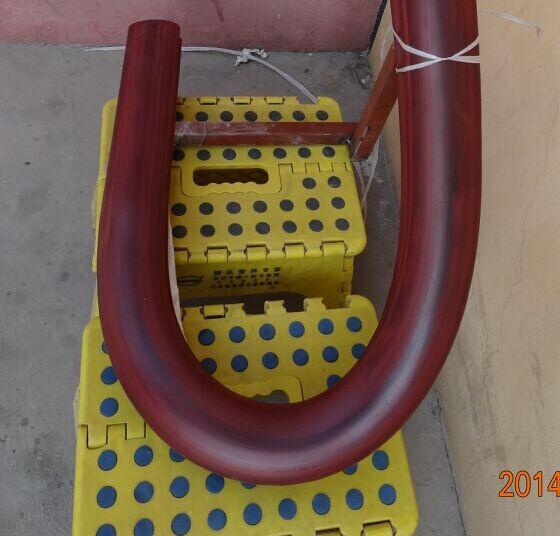 北京PVC仿木纹高分子合成木楼梯扶手新款上市，厂家低价供应