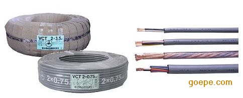 日本原装进口仓茂VCT531Z带屏蔽耐弯曲机器人电缆
