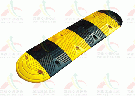 广州生产小区橡胶减速带，广州上门安装橡胶减速路拱