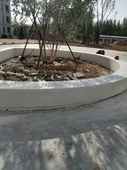 北京景观坐凳白色泰科仿石混凝土坐凳安装厂家