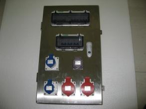 工业插座配电箱 工业电源插座箱 防水电源配电箱