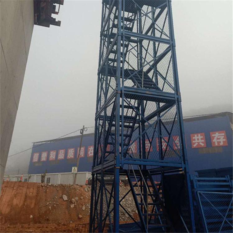 供应建筑梯笼 框架梯笼 组合式梯笼 通达厂家