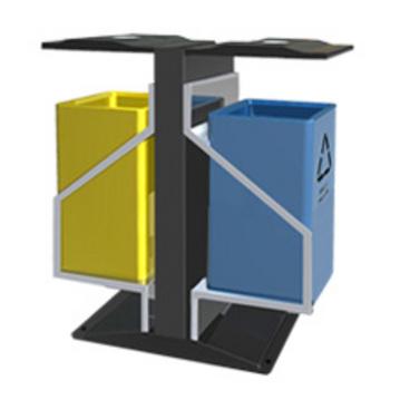 钢结构清洁箱|钢木垃圾桶|钢木分类垃圾桶
