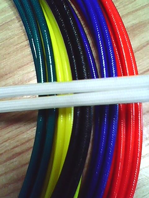 彩色内纤纤维管，彩色外胶玻纤管