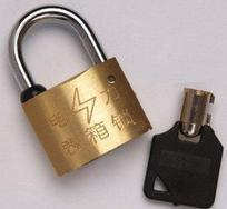 通开电力表箱锁，圆筒钥匙塑钢锁，铜锁