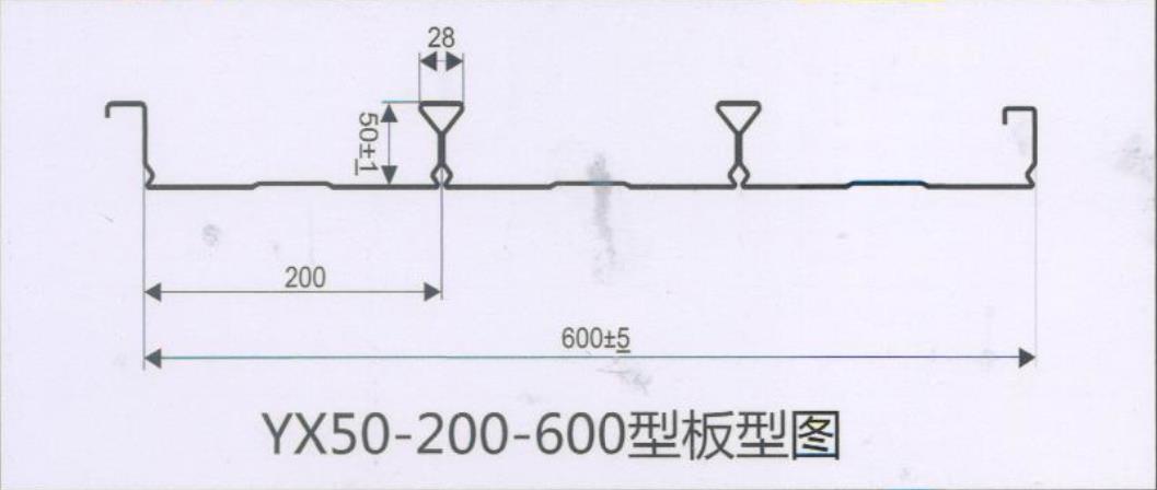 天津生产闭口楼承板48-200-600型镀锌压型钢板