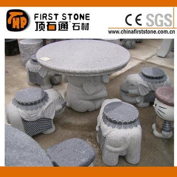 花岗岩大象家园桌椅GCF4012