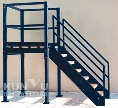 钢楼梯(图)上海坤誉
