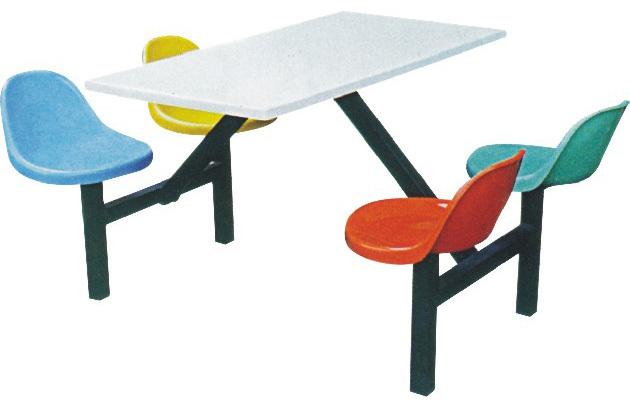 玻璃钢快餐桌椅，餐桌椅