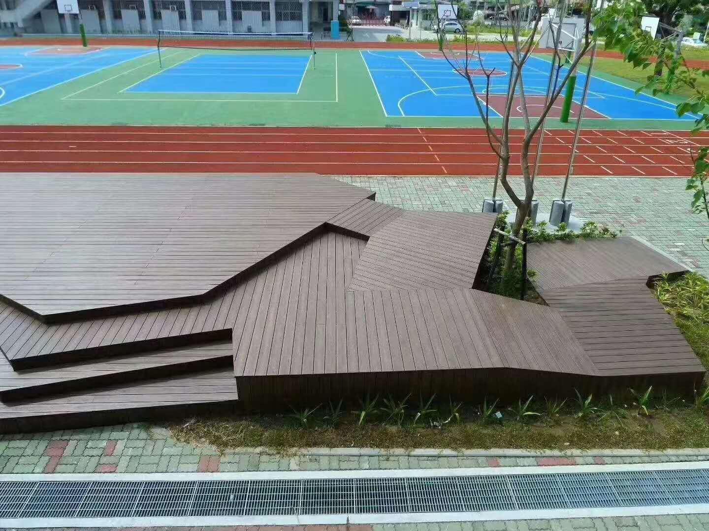 安徽昕诺木塑地板 木塑平台 木塑集成板 厂家直销 可定制