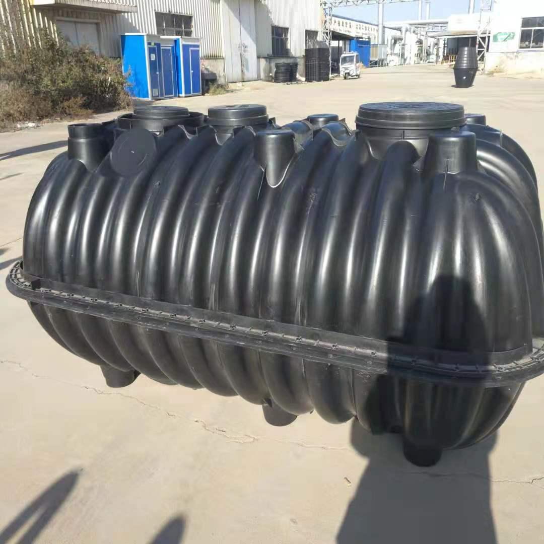 甘肃陇南旱厕改造1.55方 新款加厚粪桶 pe塑料化粪池 三格式
