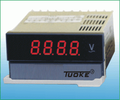 上海托克智能交流电流表DB3-AA150/200外形尺寸48H×96W显示范围±1999