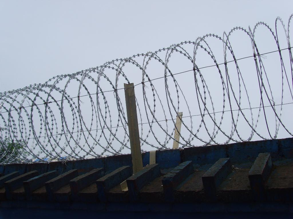 监狱钢网墙/直径50cm刀片刺网/看守所小面积专用