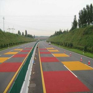 浙江宁波彩色防滑路面节约成本的施工方案
