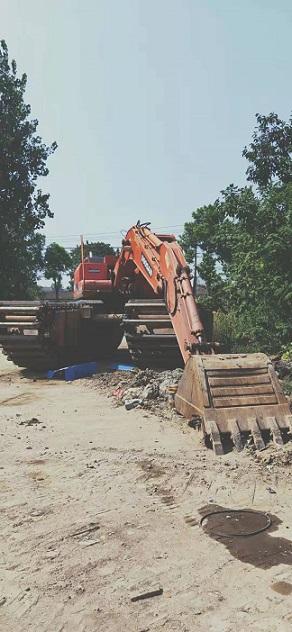 广西梧州附近水陆清淤挖掘机租赁直销