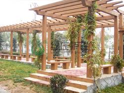 仿木花架,仿木廊架,绿化设施,园林座椅,景观座凳