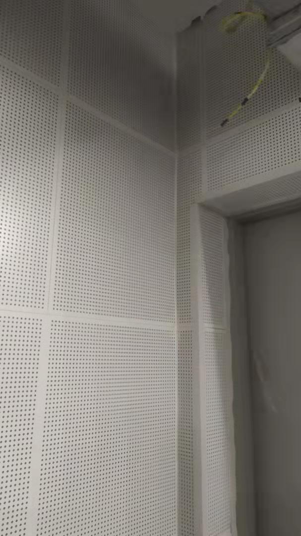 地下机房隔音铝穿孔降噪隔音板复合48k隔音棉