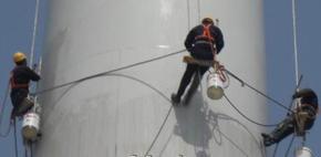 海上风力发电机塔筒除锈防腐公司 