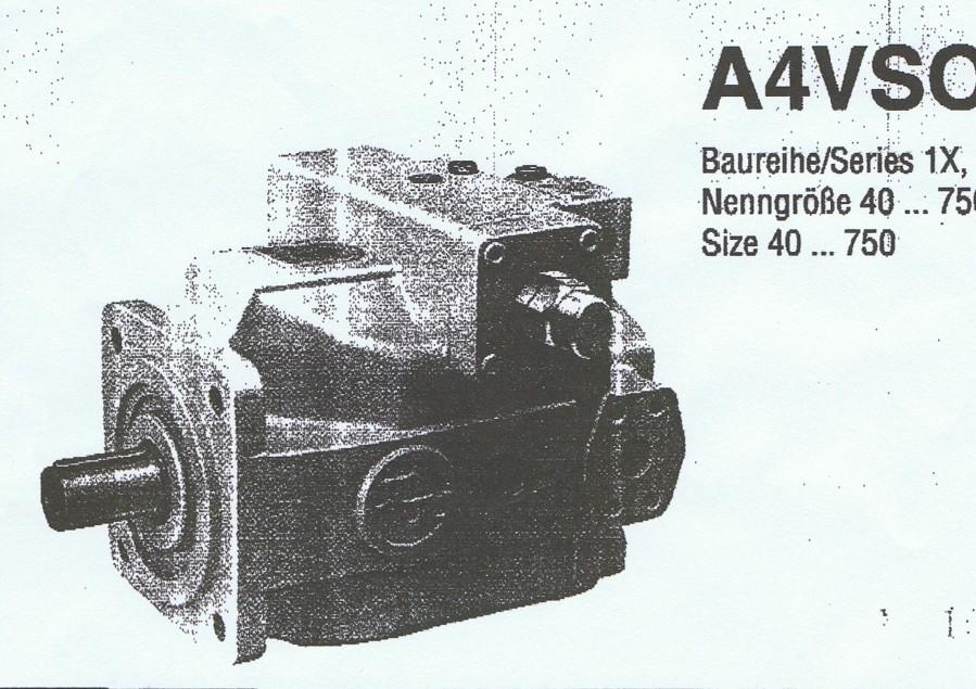 轴向柱塞泵A4VSO125DR/PPB13NOO