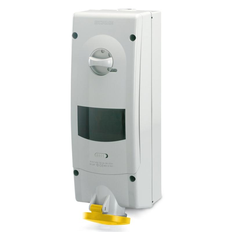 Scame机械联锁保护插座|Advance-2明装插座|IP44/IP67机械联锁插座