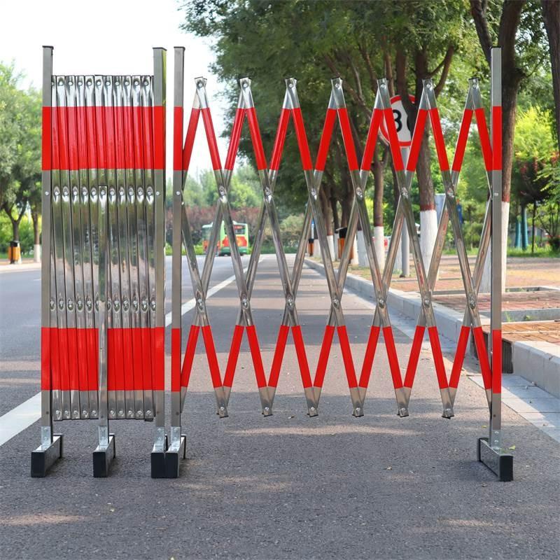 博铭达 不锈钢伸缩围栏 可移动护栏隔离栏电力施工栏