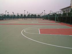 生产/销售/设计/施工硅PU球场/地面材料,硅PU篮球场,硅PU网球场等