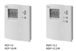 西门子嵌入式房间温控器RDF310.2/MM,大液晶温控器，风机盘管温控器，西门子温控器